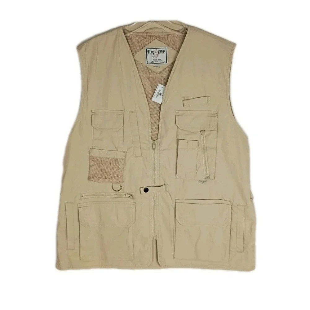 Foxfire Vest‎ Men's LR Multi Utility Pockets Photography Fishing Hunting Safari